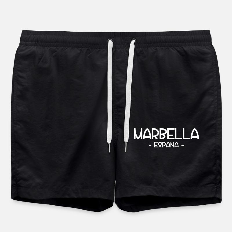 Marbella España Spain Spainen - Swim Trunks - black