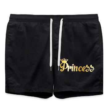 Princesse - Short de bain - noir - Devant - AI Model Male 185 light (185cm)