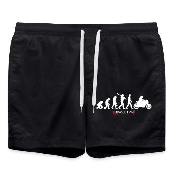 Revolution - Evolution Man Fun Twist 25 - Badeshorts - Schwarz - Vorne - AI Model Male 185 light (185cm)