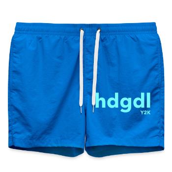 hdgdl hab dich ganz doll liebY2K türkis - Badeshorts - Cobalt blue - Vorne
