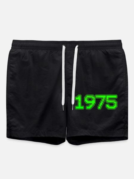 Nerd 1975 - Swim Trunks - black