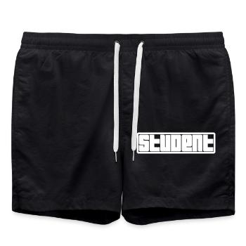 Student Logo - Swim Trunks - black - Front - AI Model Male 185 light (185cm)