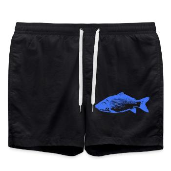 Poissons - Short de bain - noir - Devant - AI Model Male 185 light (185cm)