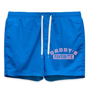 Daddy's favorite pink - Swim Trunks - cobalt blue - Front