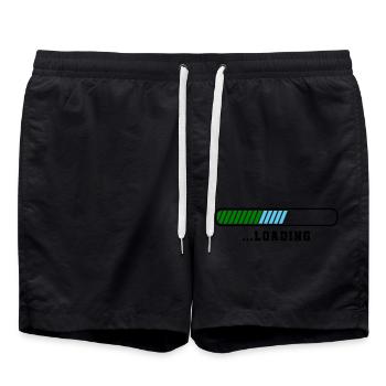 loading - Badeshorts - Schwarz - Vorne - AI Model Male 185 light (185cm)