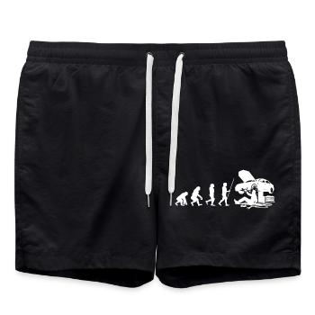 Craftsman Evolution Mechanic - Swim Trunks - black - Front - AI Model Male 185 light (185cm)