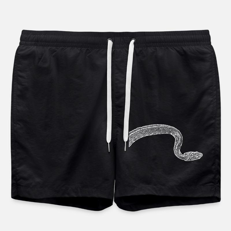 Schlange Schlangen - Badeshorts - Schwarz