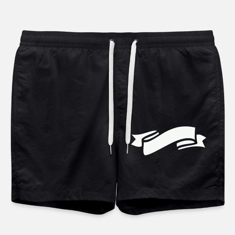 Symbole de banderole - Short de bain - noir