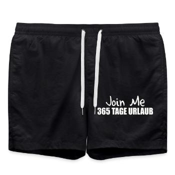 365 JOURS DE VACANCES - Short de bain - noir - Devant - AI Model Male 185 light (185cm)