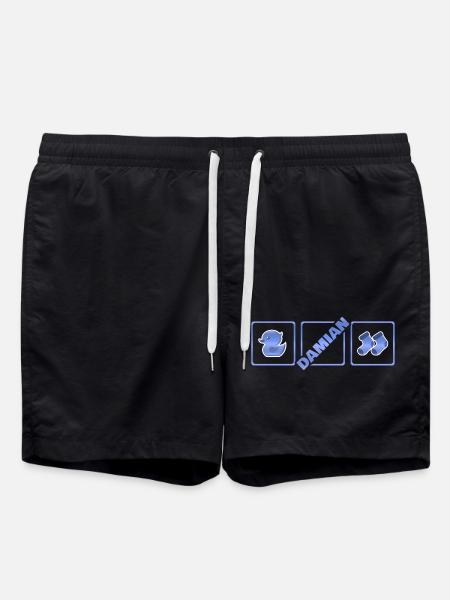 Damian as a birth - Swim Trunks - black