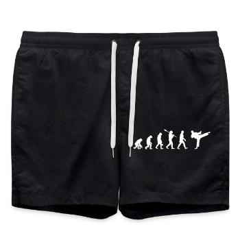 Taekwondo Évolution - Short de bain - noir - Devant - AI Model Male 185 light (185cm)