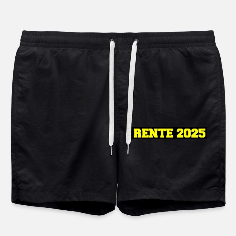 Rente 2025 - Badeshorts - Schwarz