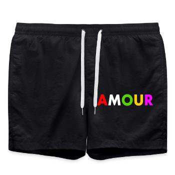 Amour - Swim Trunks - black - Front - AI Model Male 185 light (185cm)