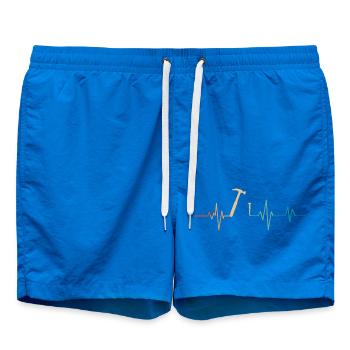Carpenter heartbeat - gift idea - Swim Trunks - cobalt blue - Front
