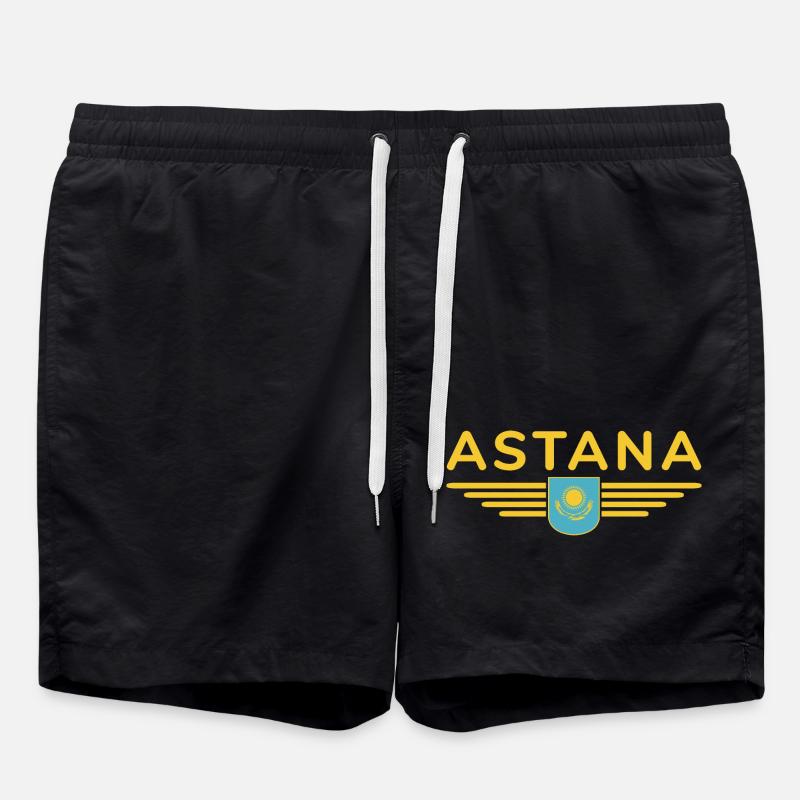 Astana Design – Modernité et tradition - Short de bain - noir