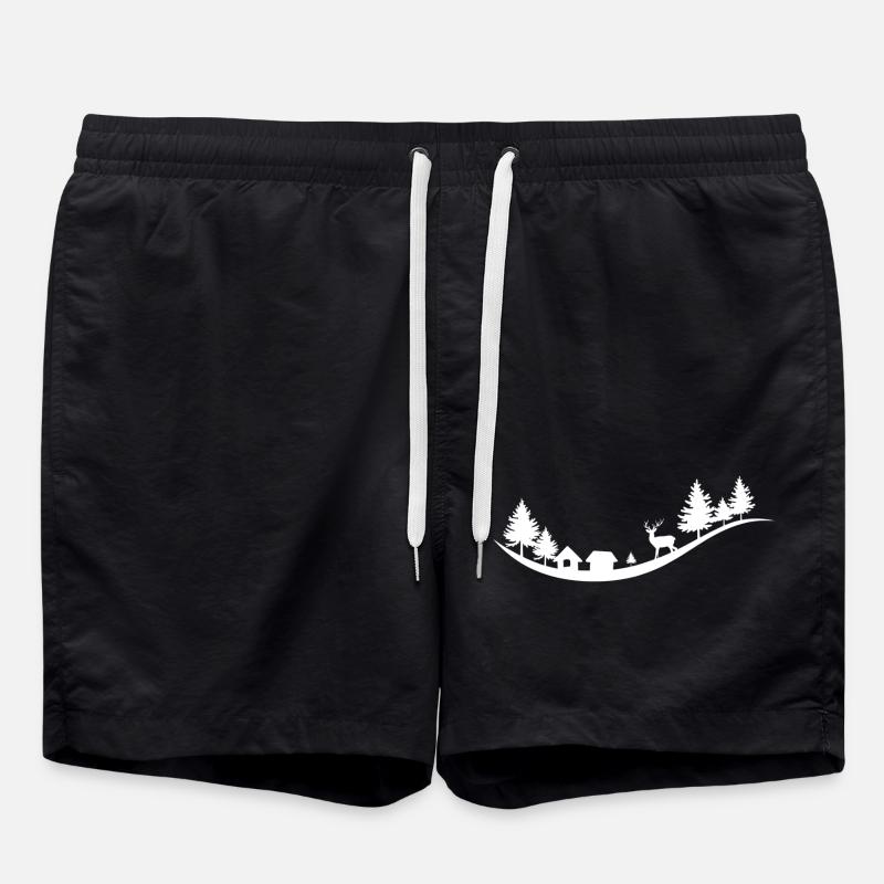 Winter - Badeshorts - Schwarz