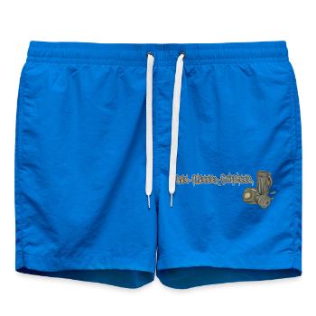 Gaz Eau Merde // Illustration - Short de bain - cobalt blue - Devant