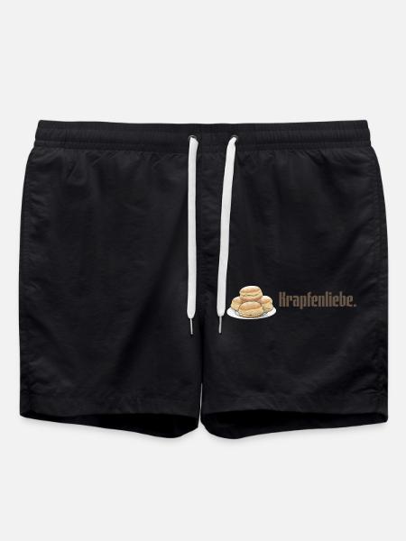 Doughnuts // Illustration - Swim Trunks - black