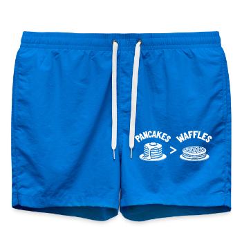 Crêpes sur gaufres - Short de bain - cobalt blue - Devant