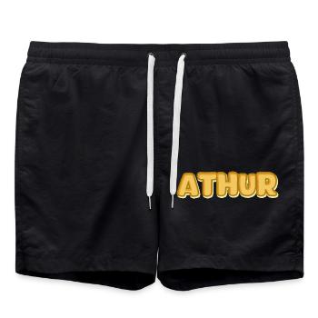 Athur Athur - Badeshorts - Schwarz - Vorne - AI Model Male 185 light (185cm)