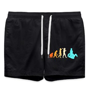 Jiu Jitsu Autodéfense - Short de bain - noir - Devant - AI Model Male 185 light (185cm)