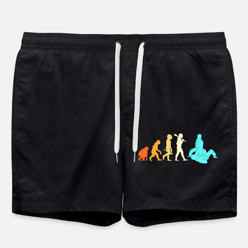 Jiu Jitsu Selbstverteidigung - Badeshorts - Schwarz