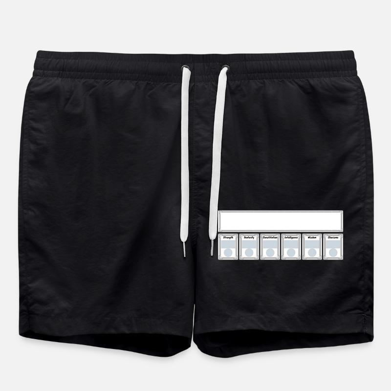 Stat Sheet - Swim Trunks - black