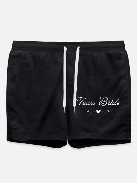 Team bridle heart - Swim Trunks - black