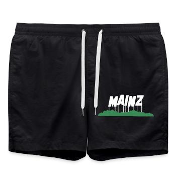 Mayence, Allemagne - Short de bain - noir - Devant - AI Model Male 185 light (185cm)