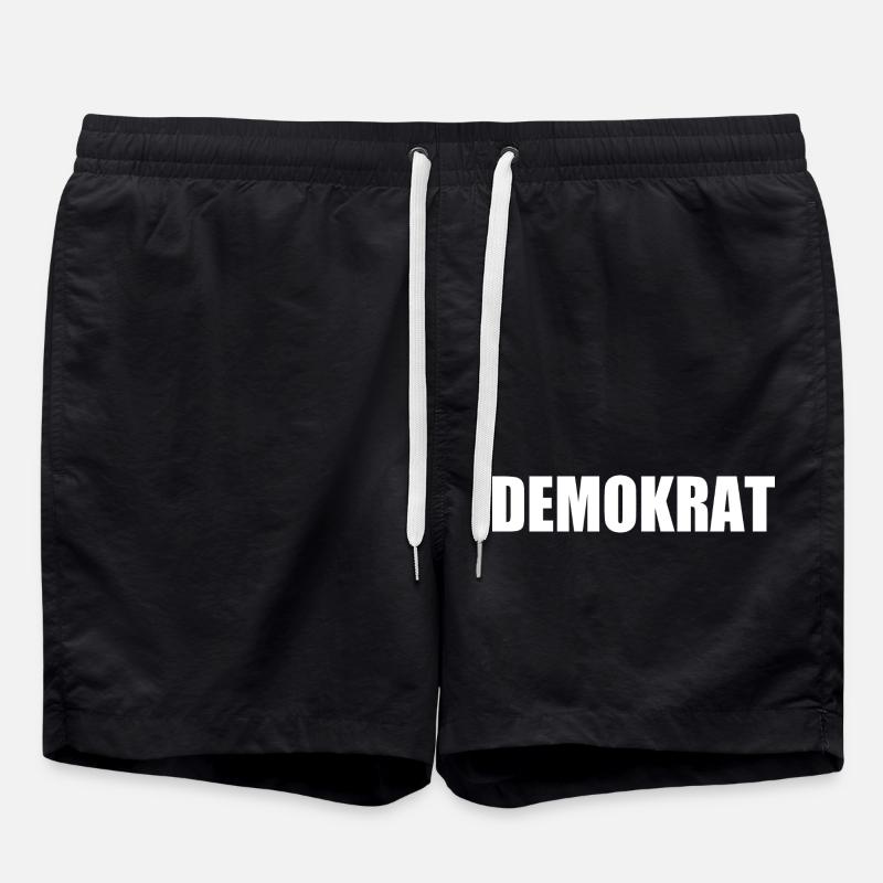 Demokrat - Badeshorts - Schwarz