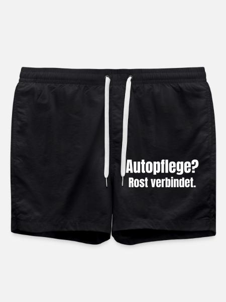 Car care? Rust connects. - Swim Trunks - black