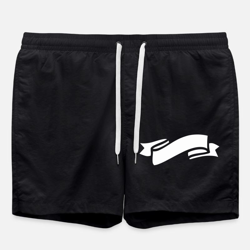 banderole - Badeshorts - Schwarz