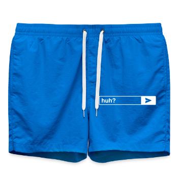 Huh? Meistgestellte Frage (Chat) (Vector) - Badeshorts - Cobalt blue - Vorne