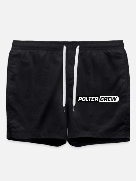Polter Crew Polterabend - Badeshorts - Schwarz