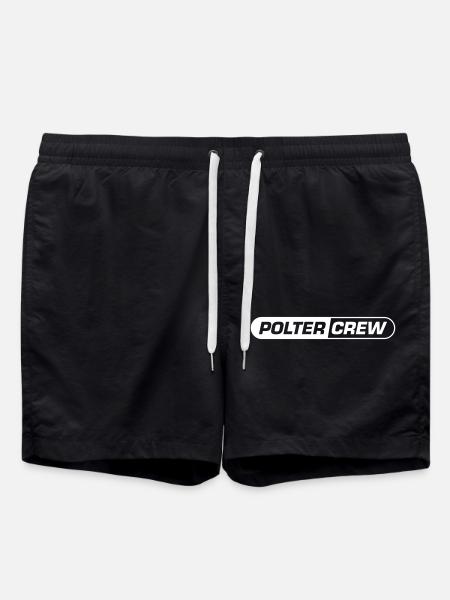 Polter Crew Polterabend - Badeshorts - Schwarz