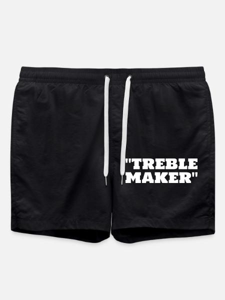 Treble maker for golfers - Swim Trunks - black