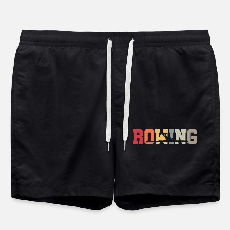 Rowing - Rowing - Rower - Rower - Aviron - Swim Trunks - black