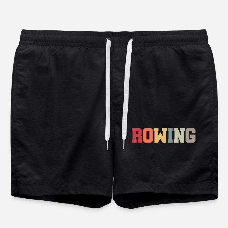 Rowing - Rower - Rower - Aviron - Swim Trunks - black
