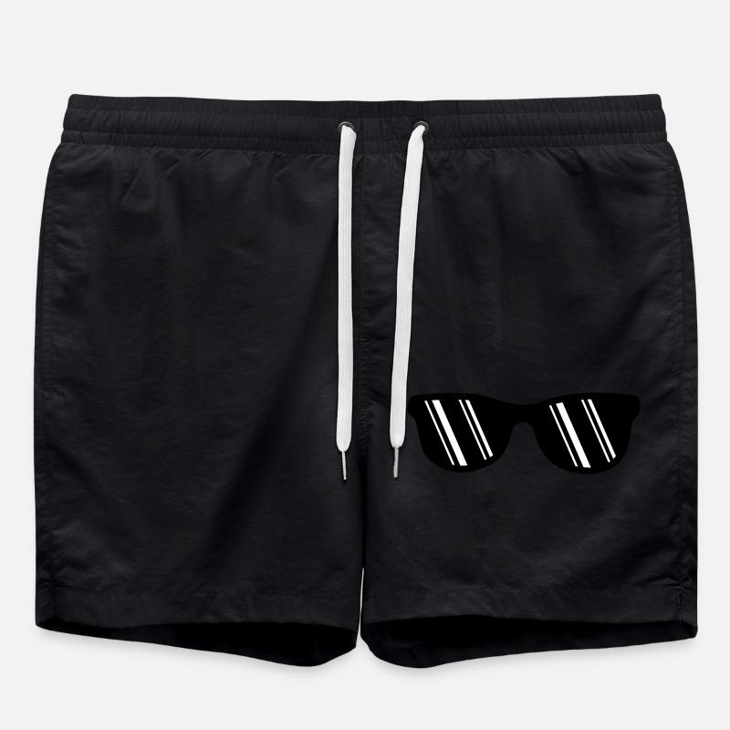 Sunglasses Design - Swim Trunks - black