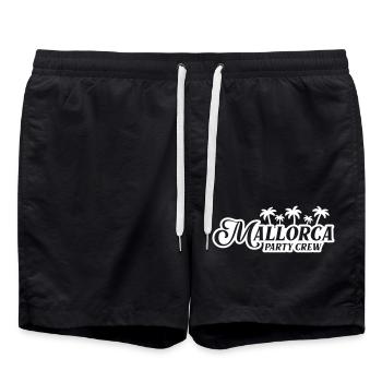 Mallorca Party Crew - Short de bain - noir - Devant - AI Model Male 185 light (185cm)