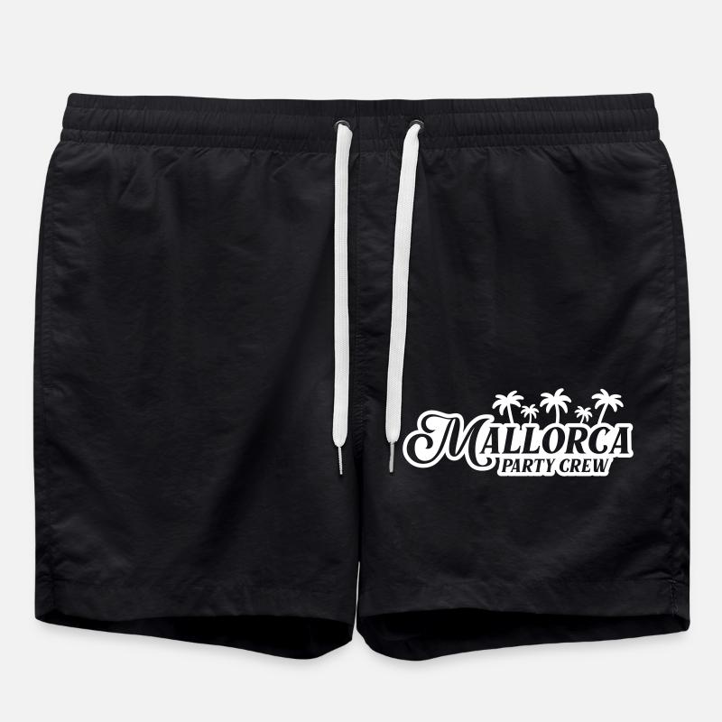 Mallorca Party Crew - Swim Trunks - black