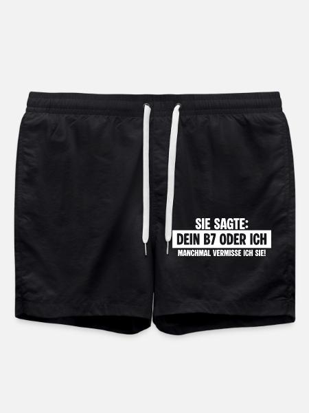 B7 Exfreundin - Badeshorts - Schwarz