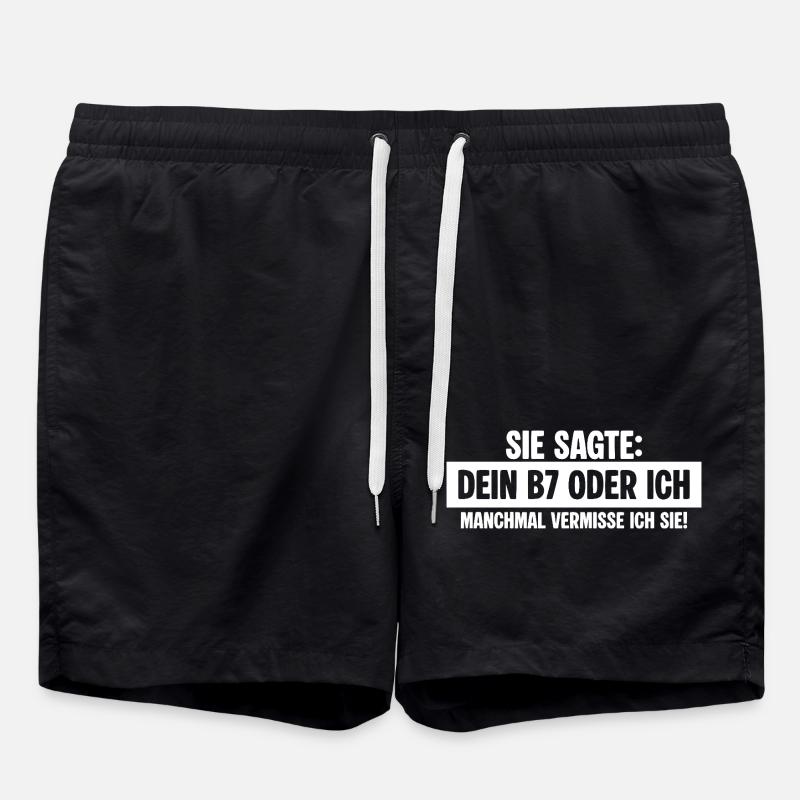 B7 Exfreundin - Badeshorts - Schwarz