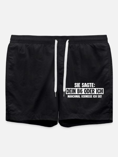 B6 Exfreundin - Badeshorts - Schwarz