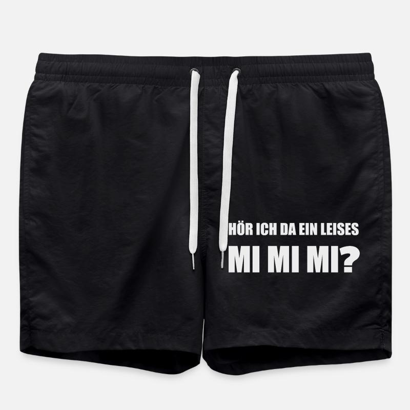 Hör ich da ein leises Mimimi? - Badeshorts - Schwarz
