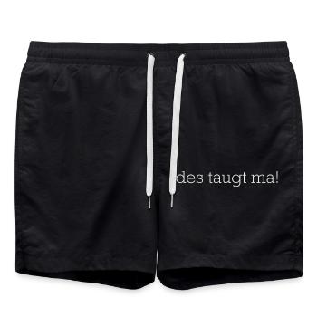 DesTaugtMa - Badeshorts - Schwarz - Vorne - AI Model Male 185 light (185cm)