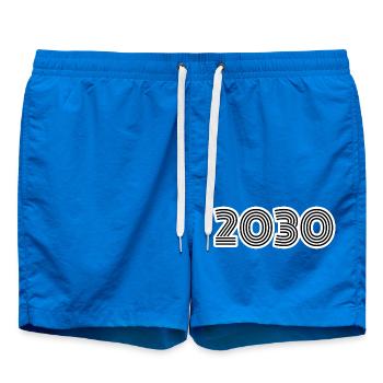 2030 - Swim Trunks - cobalt blue - Front