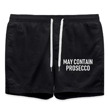 Peut contenir du Prosecco - Alcool - Short de bain - noir - Devant - AI Model Male 185 light (185cm)