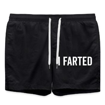 J’ai pété - Short de bain - noir - Devant - AI Model Male 185 light (185cm)