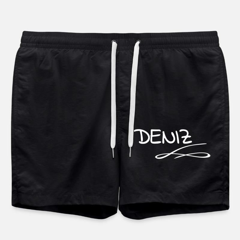 Deniz comme prénom - Short de bain - noir